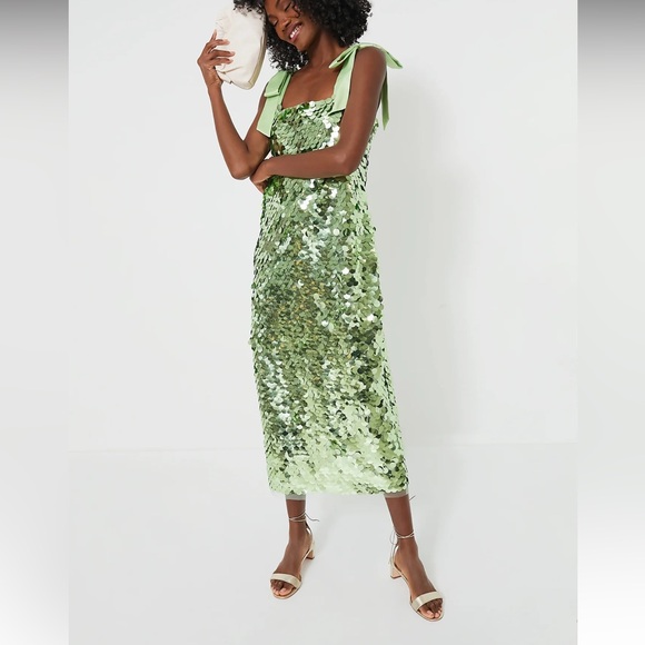 Mint Chip Sequin Roxy Dress - Picture 3 of 12
